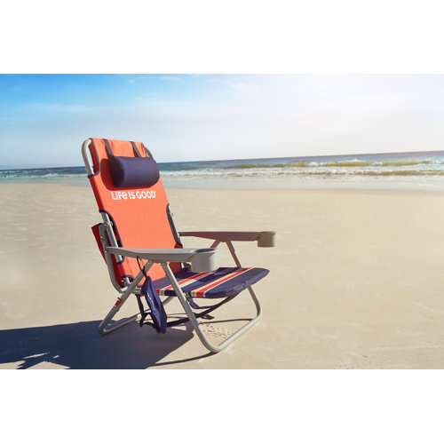 Life is Good Reclining Beach Chair & Reviews Wayfair